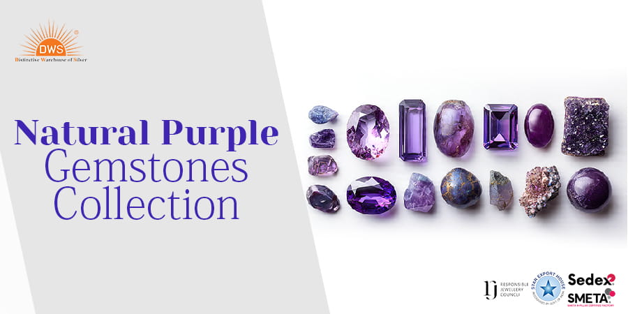 Natural Purple Gemstones Collection